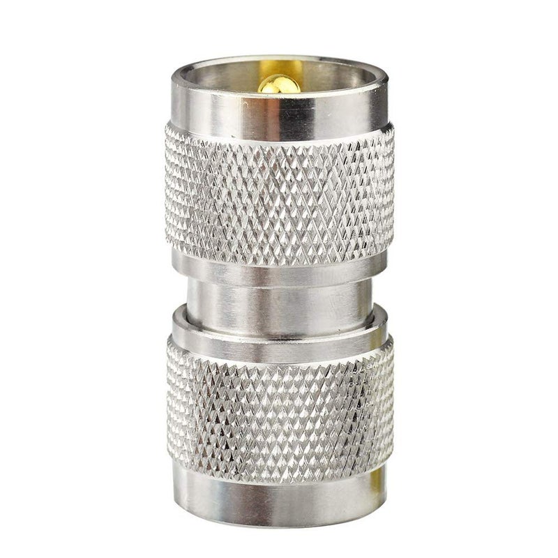 Eightwood UHF Male PL259 to UHF Male PL259 RF Adapter 2-Pack for CB Ham Amateur Radio, Radio Antenna - Image 3